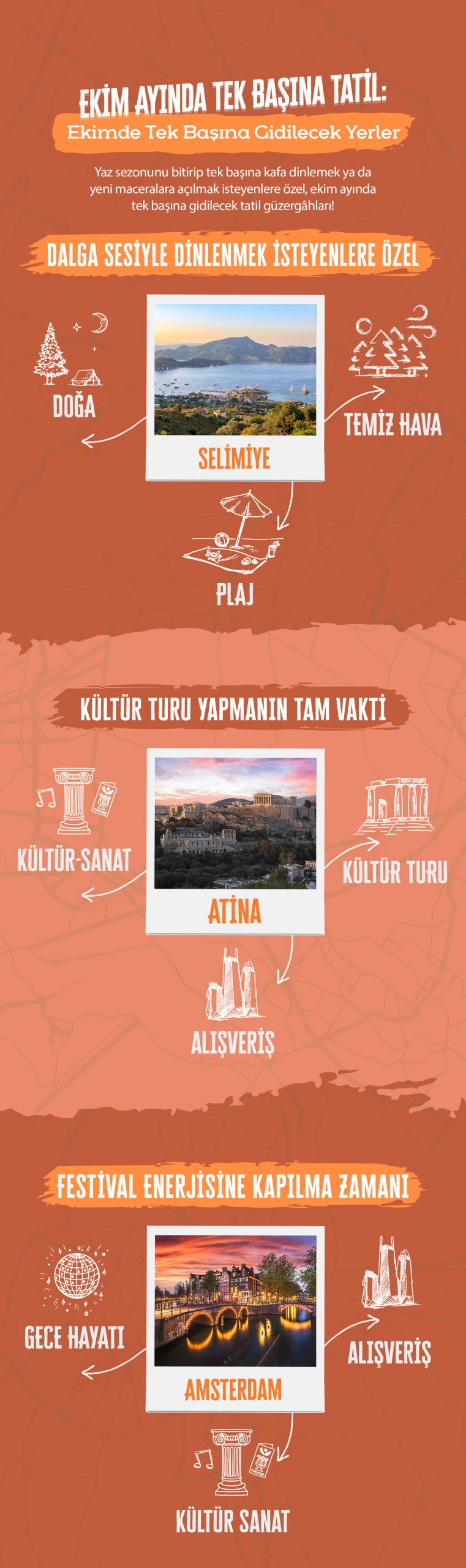 ekimde tek başına tatil yapılacak yerler