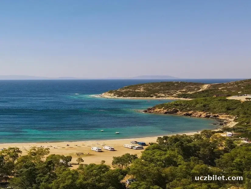 Acar Camping havadan görünümü