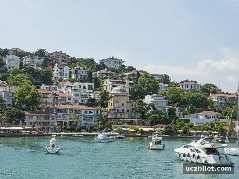 Adalar İstanbul denizden manzarası