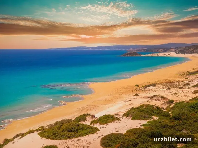 Altın Kum Plajı (Golden Beach) - Karpaz görünümü