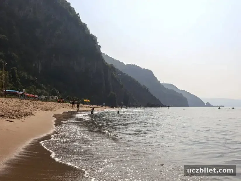 Amasra Göçkün Plajı görünümü