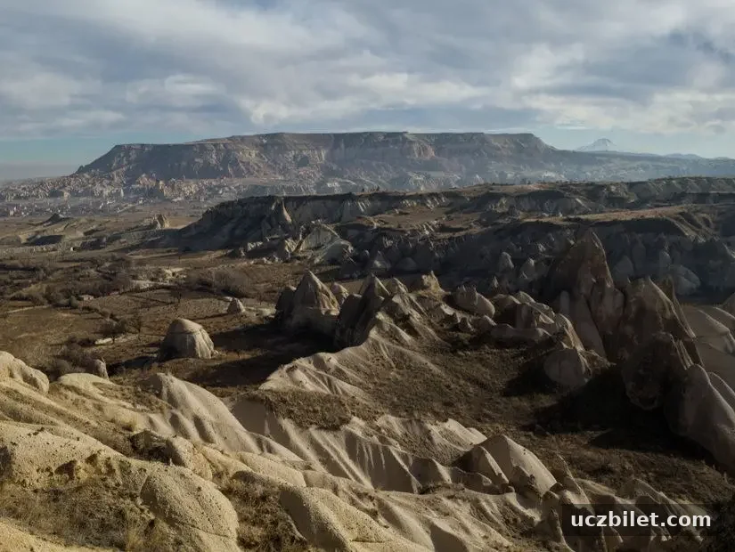Aşk Vadisi Göreme Kapadokya havadan görünümü Türkiye Nevşehir