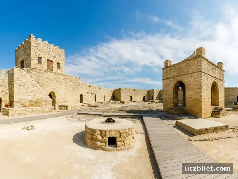 Bakü Ateşgahı (Ateş Tapınağı) görünümü