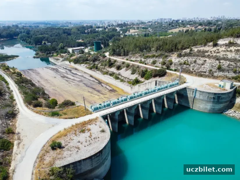 Berdan Nehri havadan görünümü