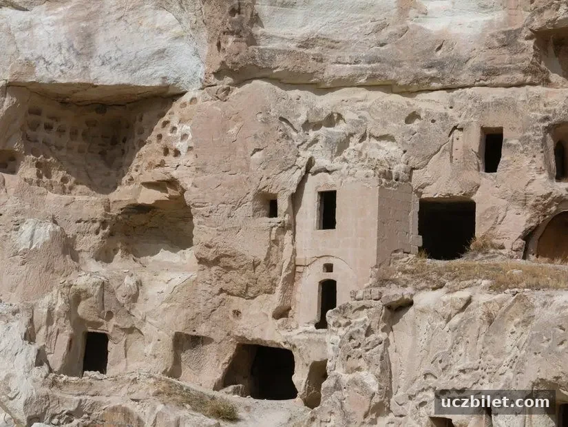 Çavuşin, Nevşehir ili Avanos ilçesine bağlı bir köy görünümü