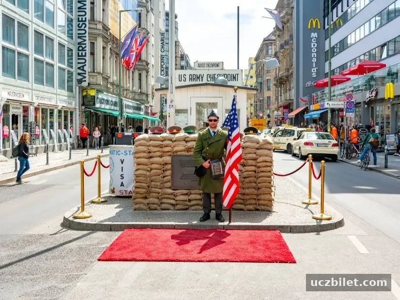 Checkpoint Charlie kontrol noktası görünümü