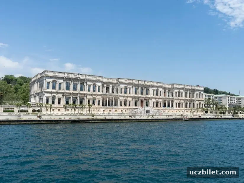 Çırağan Sarayı görünümü