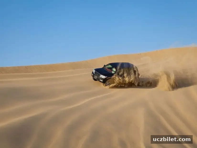 Çöl safarisi doha görünümü