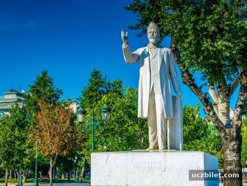 Eleftherios Venizelos'un Selanik, Yunanistan'daki heykeli