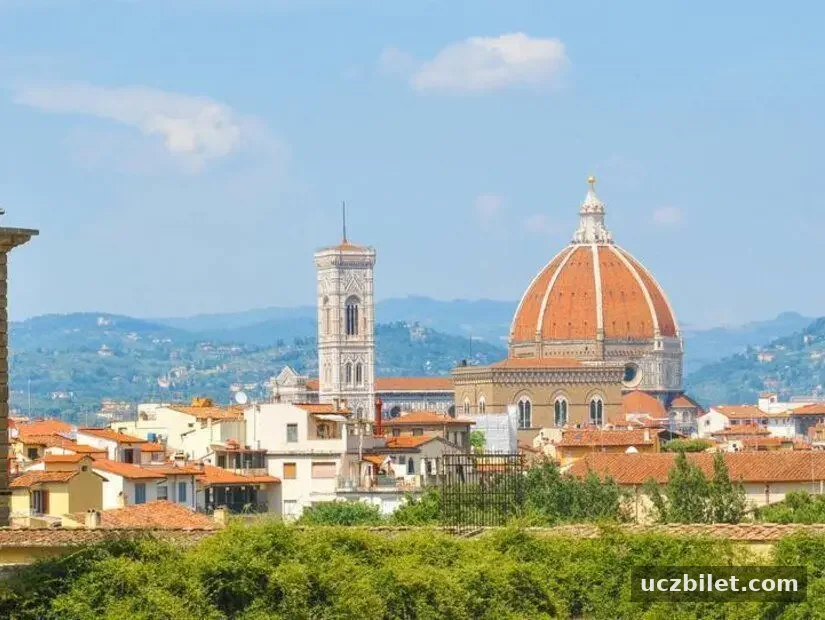 Giardino di Boboli havadan görünümü