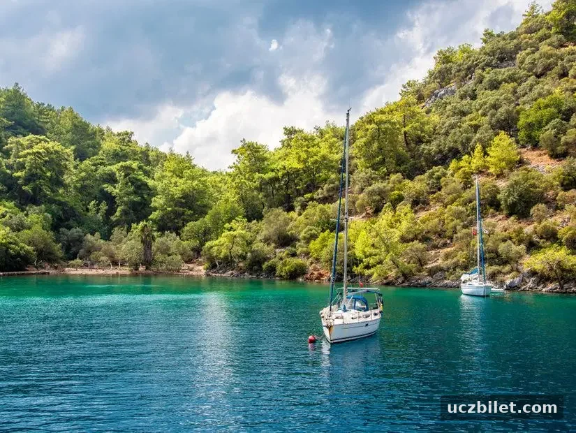 Göcek Adası muhteşem görünümü