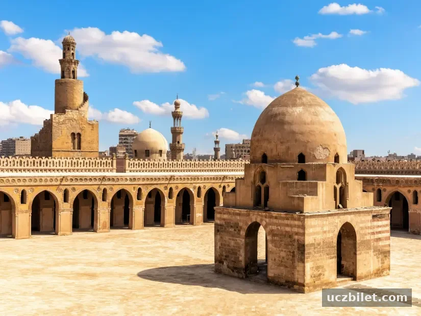 İbn Tulun Camii ana görünümü, Kahire