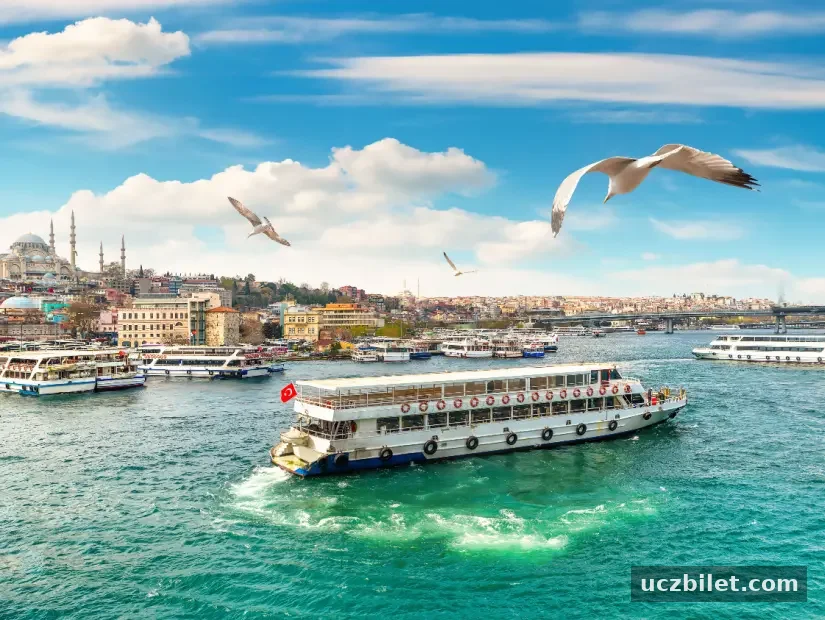 İstanbul Boğazı görünümü
