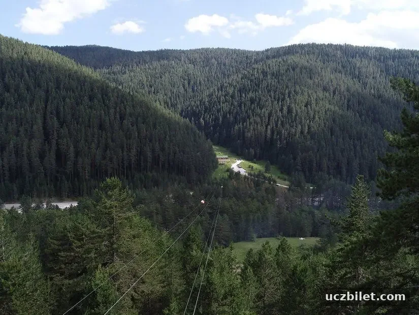 Kadınçayırı Tabiat Parkı havadan görünümü