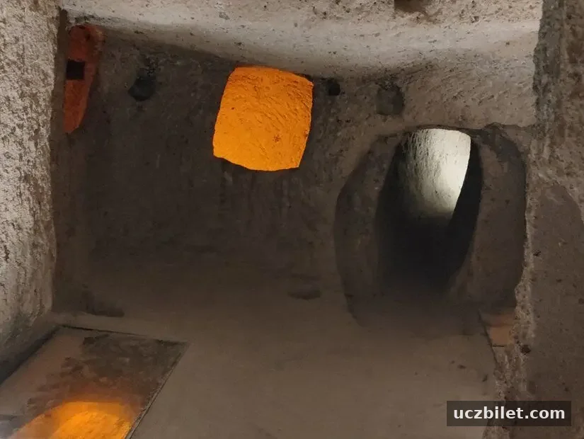 Kaymaklı Yeraltı Şehri görünümü