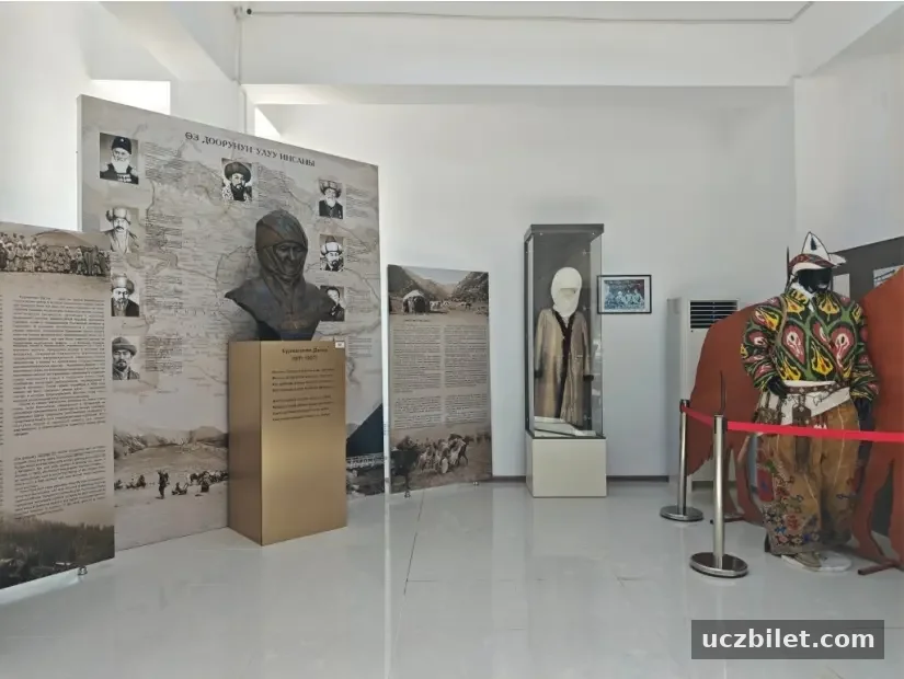 Kurmanjan Datka Göçebe Medeniyetleri Müzesi iç görünümü