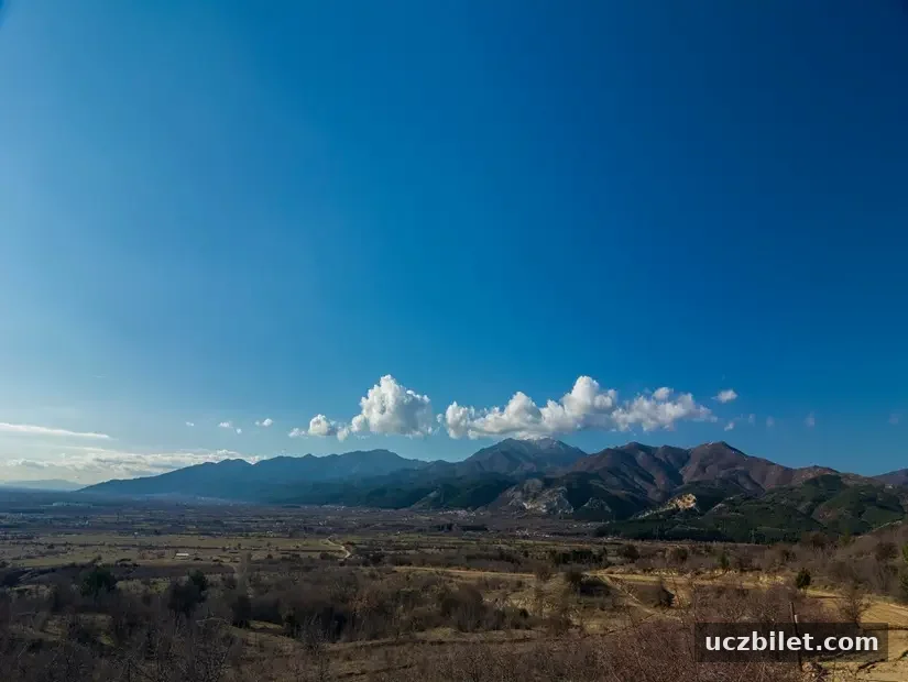 nimfea dağ panoraması yunanistan
