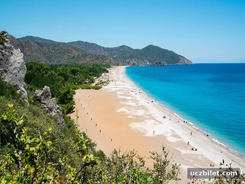 Olimpos Plajı havadan görünümü