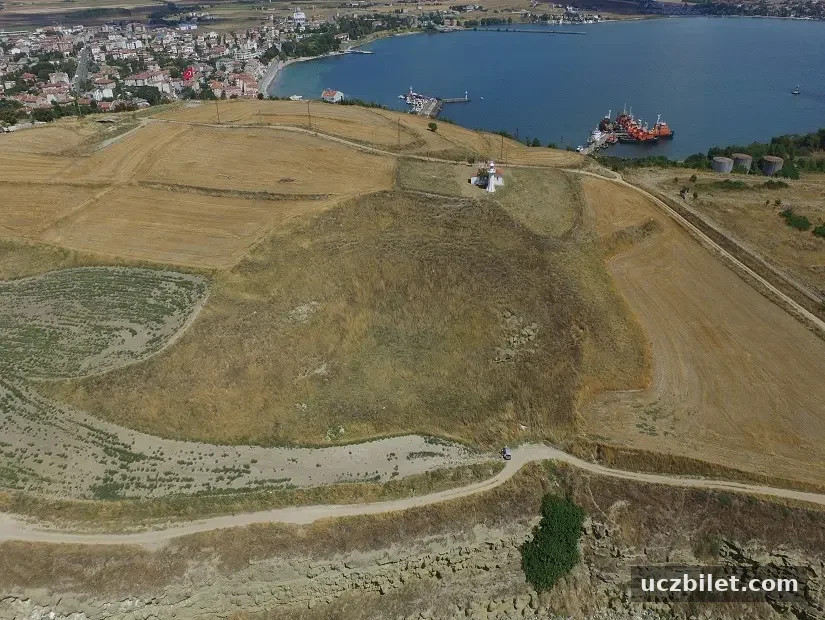 Perinthos Antik Kenti havadan görünümü