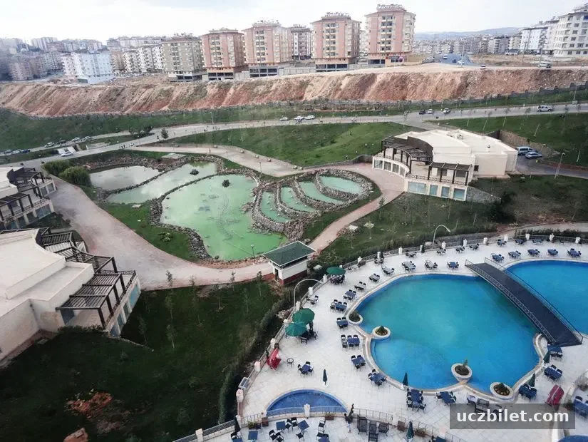 Şahinbey Parkı havadan görünümü
