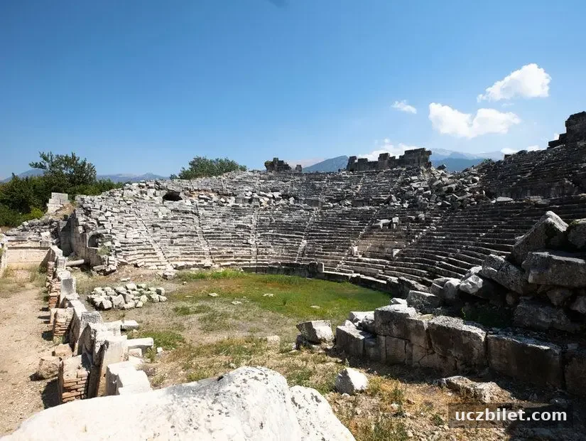 Tlos Antik Kenti görünümü