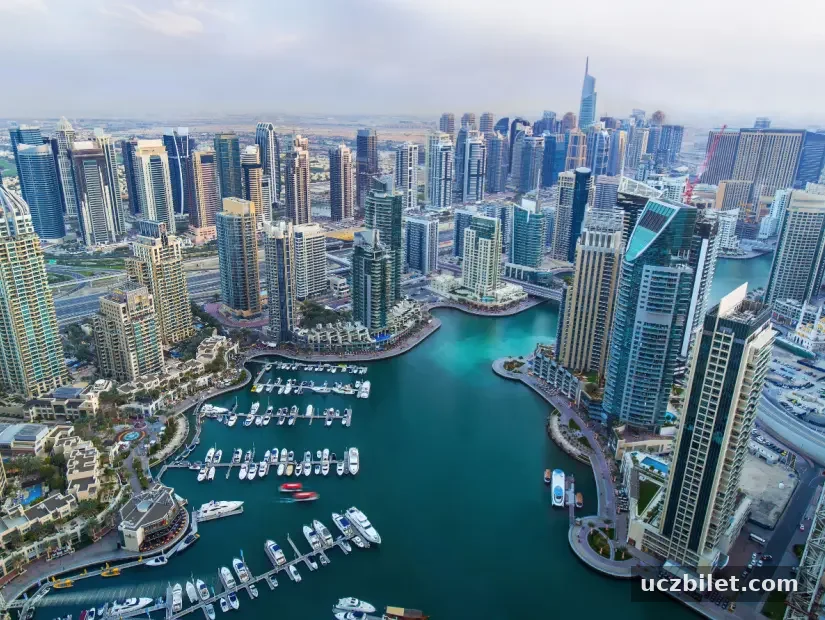 XLine Dubai havadan görünümü