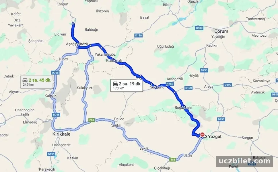 Yozgat – Çankırı arası kaç km? En güvenli yol ve Çankırı’da gezilecek yerler